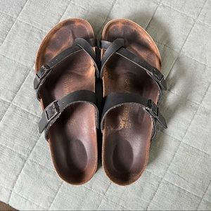 Birkenstock sandals, black, size 40